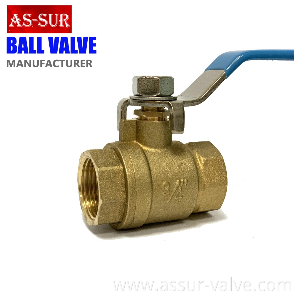 Ce Approved Water Gas Flow Control Butterfly Brass Ball Valve